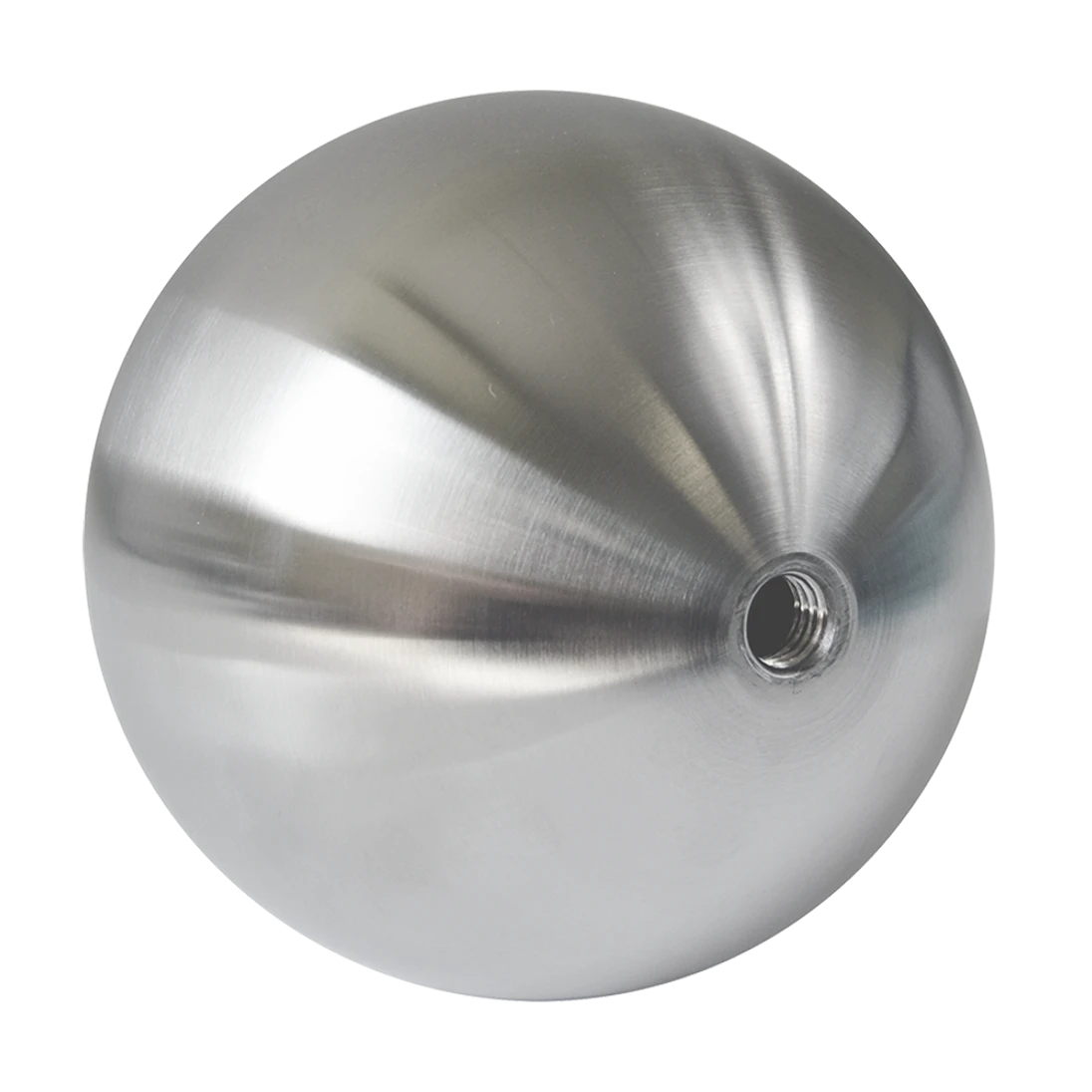 Guľa dutá so závitom M10 / ø 100 mm, brúsená nerez AISI 304