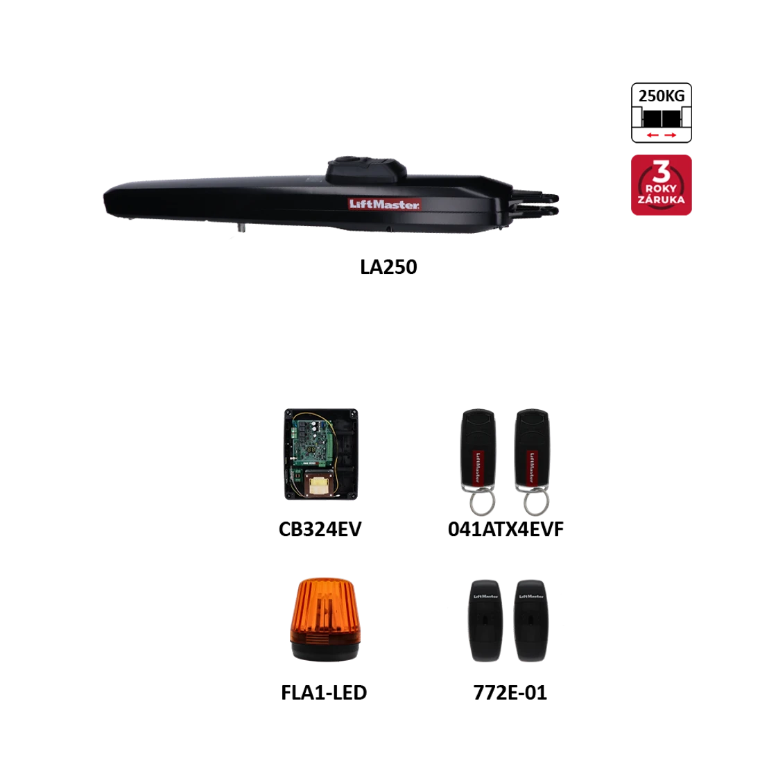 LiftMaster sada pre jednokrídlovú bránu do 2,5 m/krídlo