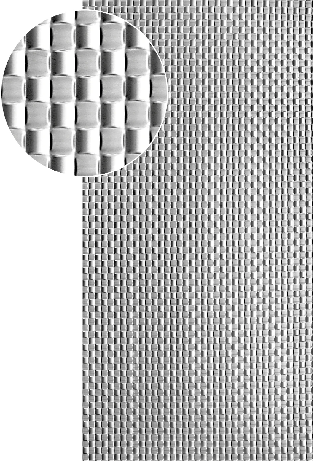 Plech pozinkovaný, 2000 x 1000 x 1,2 mm, 3D vzor pletenina