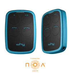 Vysielač Evo2 NOA 4-kanál, 433/868 MHz, modrý