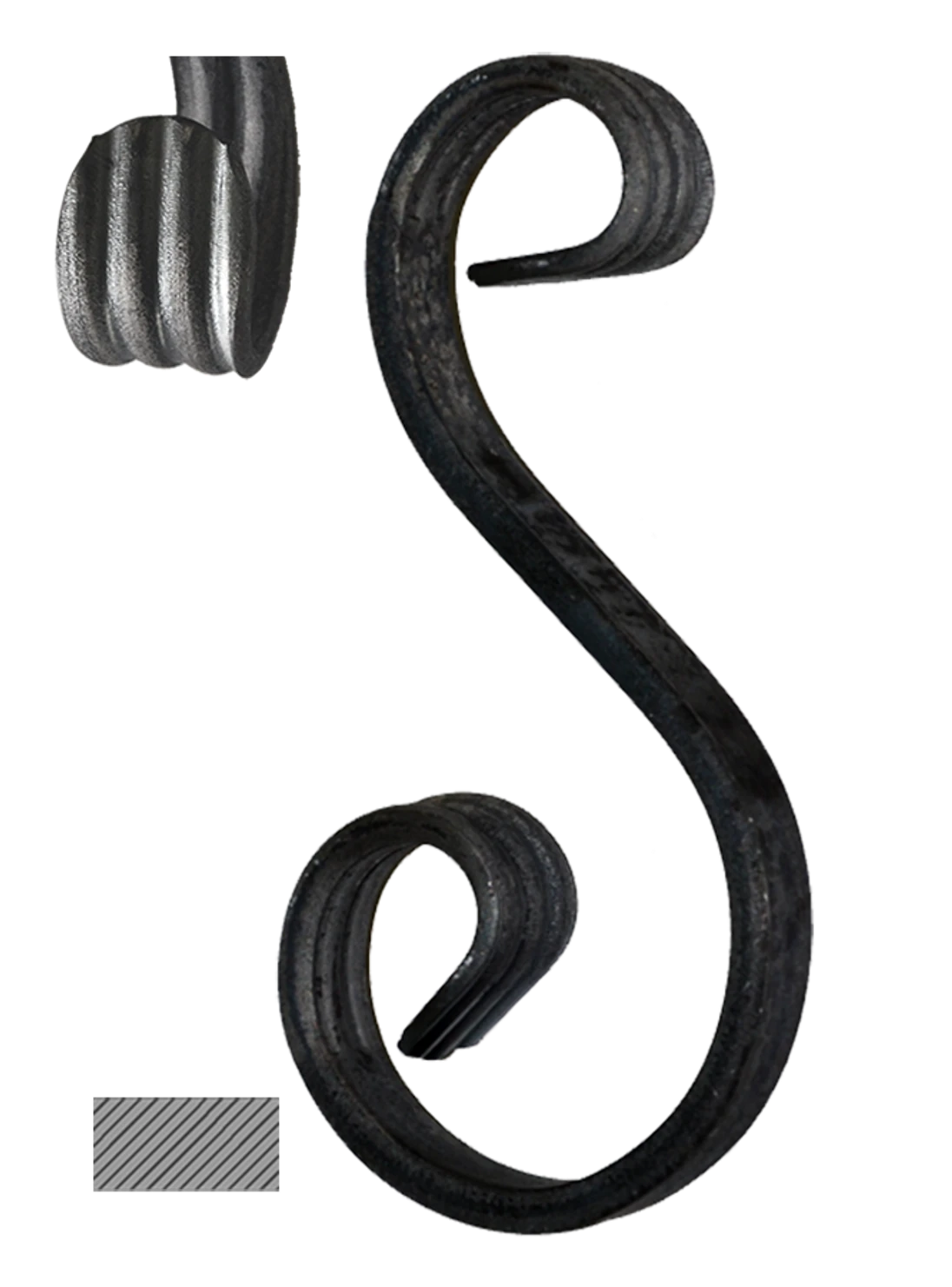 Esko 170 x 80/45 mm, 12 x 6 mm, široké rozkutie