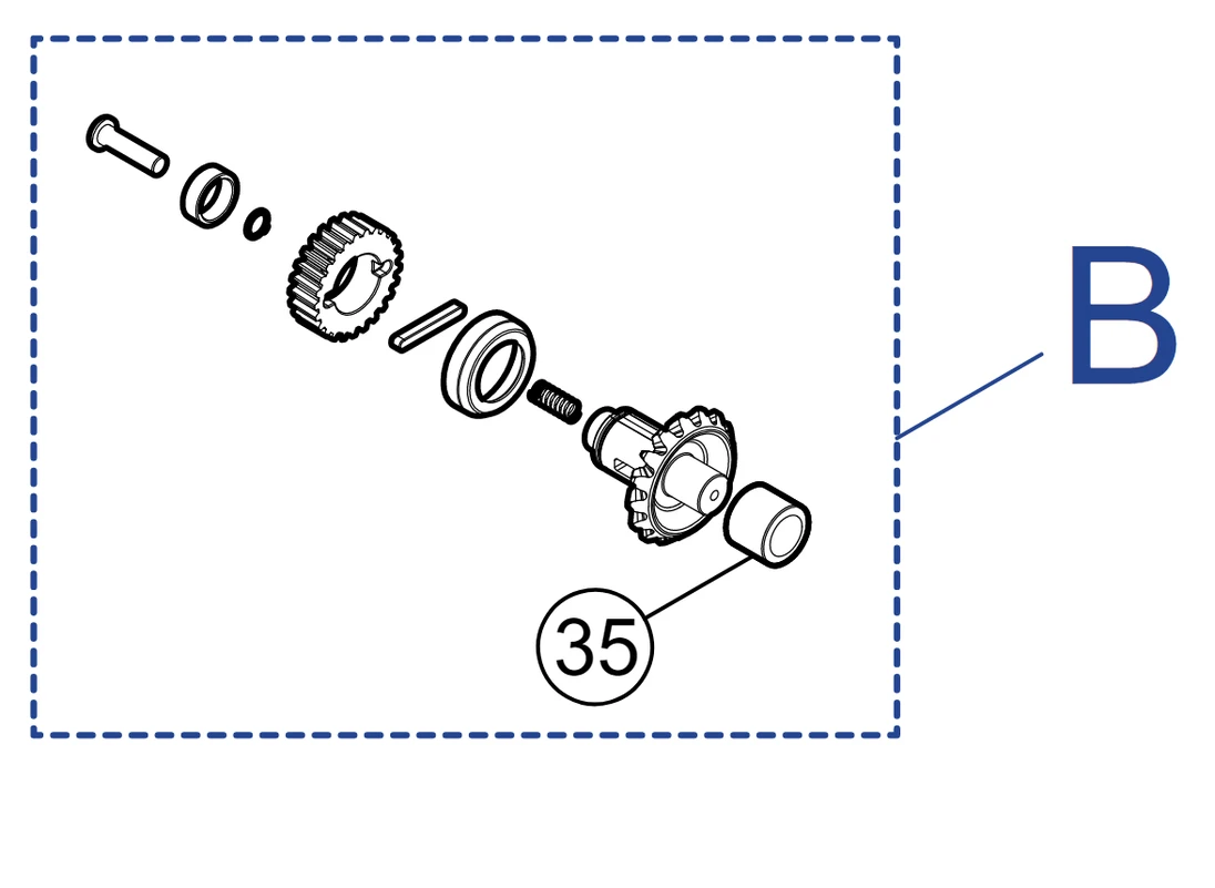 SPAMG207A00 set převodovky pro TOO3000/ TOO4500