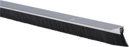 Tesniaca lišta s kefou 16 x 1000 mm, dĺžka vlasu 14 mm