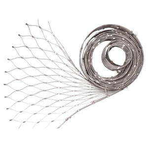 Lanová sieť, 0,8 x 5 m, oko 60 x 104 mm, ø 2 mm, AISI 316 - slide 2