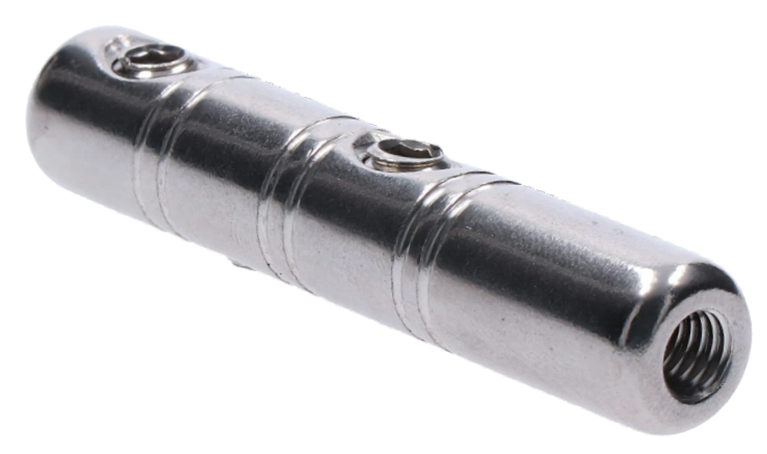 Úchyt so závitom M6 pre lanko ø 4 mm, brúsená nerez AISI 304