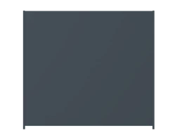 Plotové pole, hliníkové (U profil), šírkovo nastaviteľné, 2000 x 1800 mm