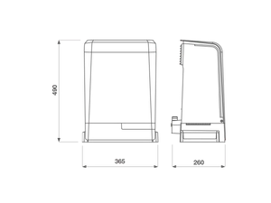 STORM pohon pre posuvnú bránu do 2500 kg - slide 2