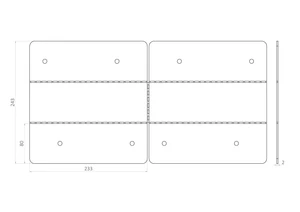 Spojka na hranol 80 x 80 mm, pozinkovaná ocel - slide 9
