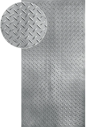 Plech pozinkovaný, 2000 x 1000 x 1,2 mm, 3D vzor slza - slide 0