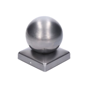 Strieška plechová, 60 x 60 mm s guľou ø 50 mm - slide 0