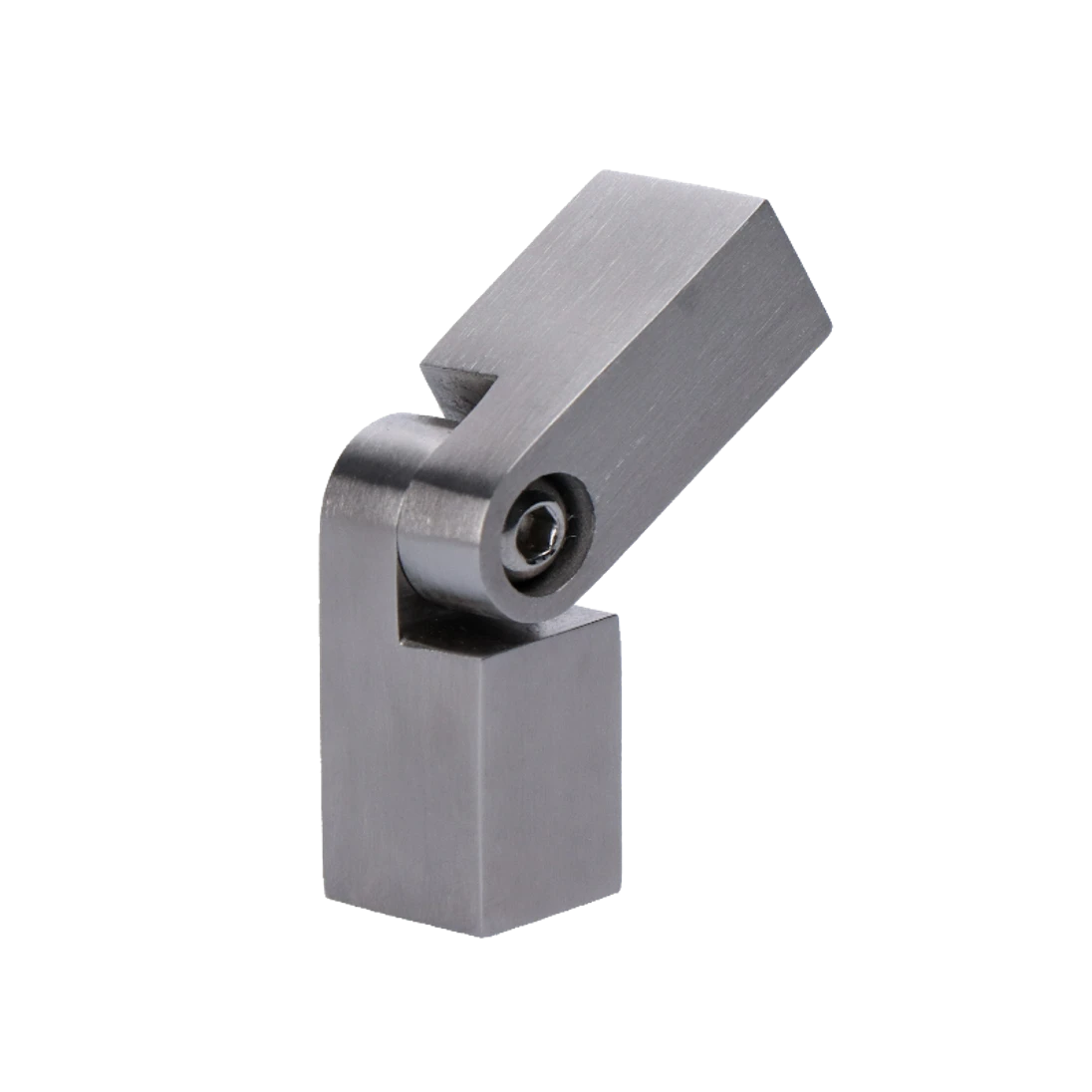 Spoj Nastaviteľný na tyč 12 x 12 mm, brúsená nerez AISI 304