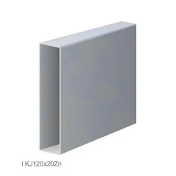 Poškodený profil 120 x 20 x 1,2 x 6000 mm, pozink, hladký