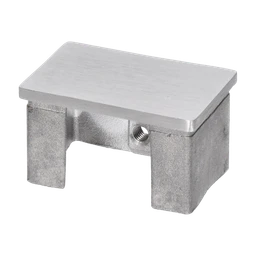 Ukončenie, lepený spoj, brúsená nerez AISI 304