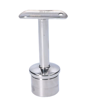 Držák madla pevný na trubku ø 42,4 mm, leštěná AISI 304 - slide 0