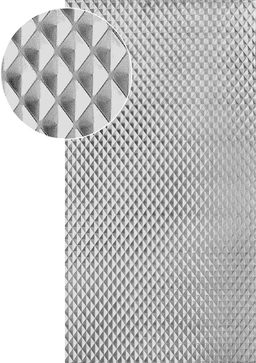 Plech pozinkovaný, 2000 x 1000 x 1,2 mm, 3D vzor ihlan
