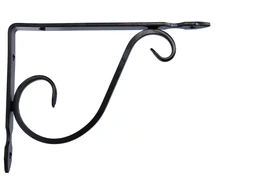 Konzola 205 x 150 mm, materiál 20 x 4 mm, oceľ, čierna farba