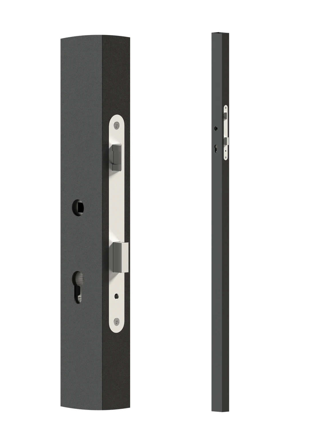 Profil 60 x 40 x 1,5 x 1500 mm so zapusteným zámkom