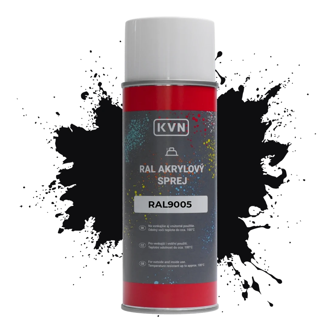 Farba v spreji - RAL 9005, 400 ml