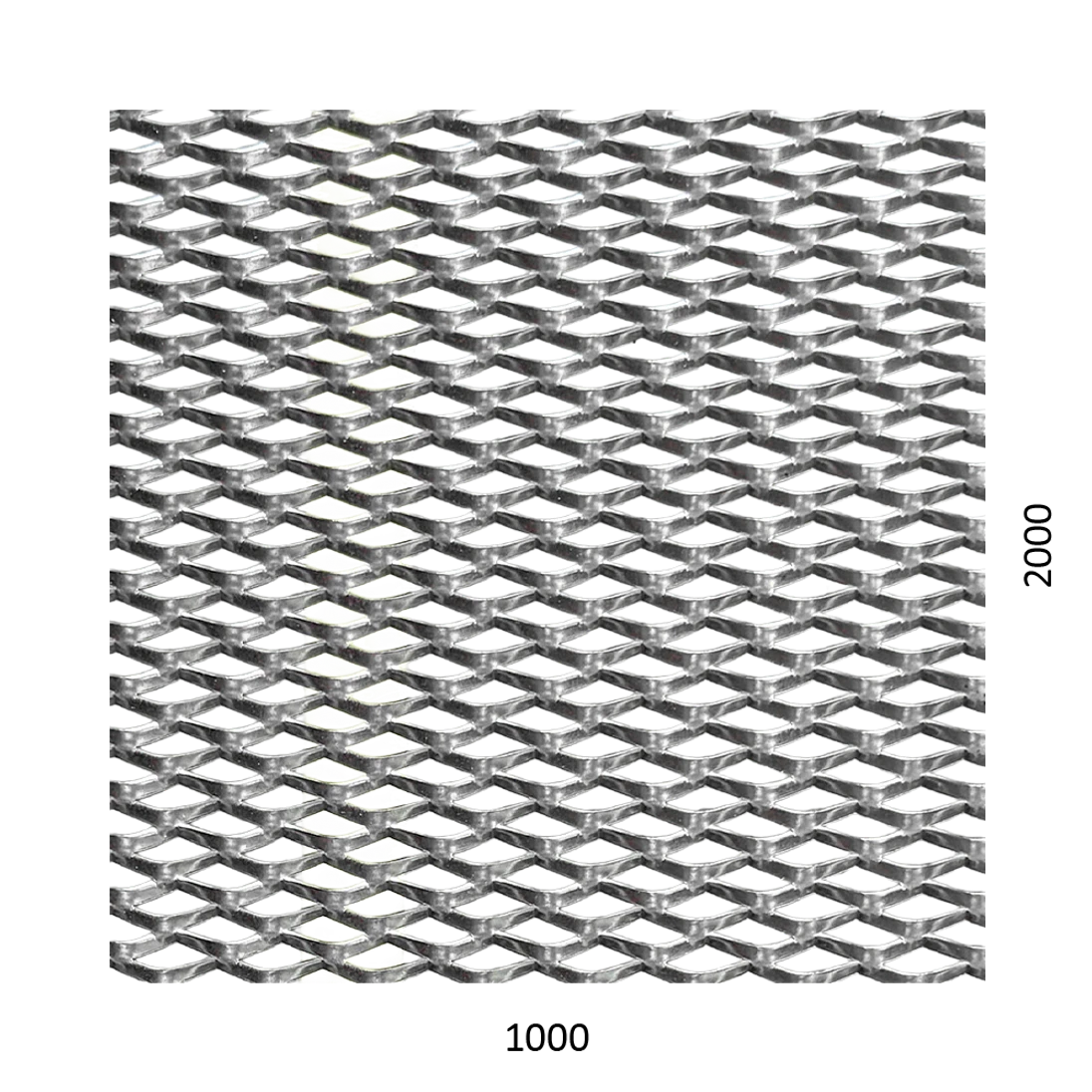 Ťahokov Zn 1000 x 2000 x 1.5 mm, oko 30 x 15 mm