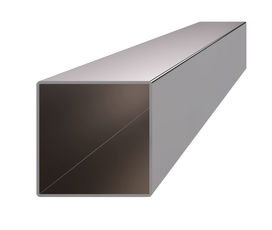 Profil 60 x 60 x 2 x 6000 mm, brúsená nerez AISI 304