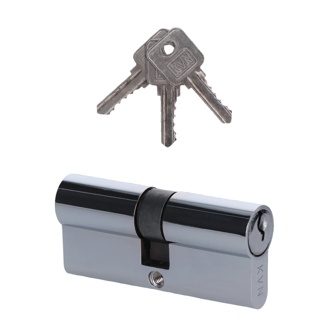 Cylindrická vložka EURO 35/35 mm, niklová, 3 kľúče