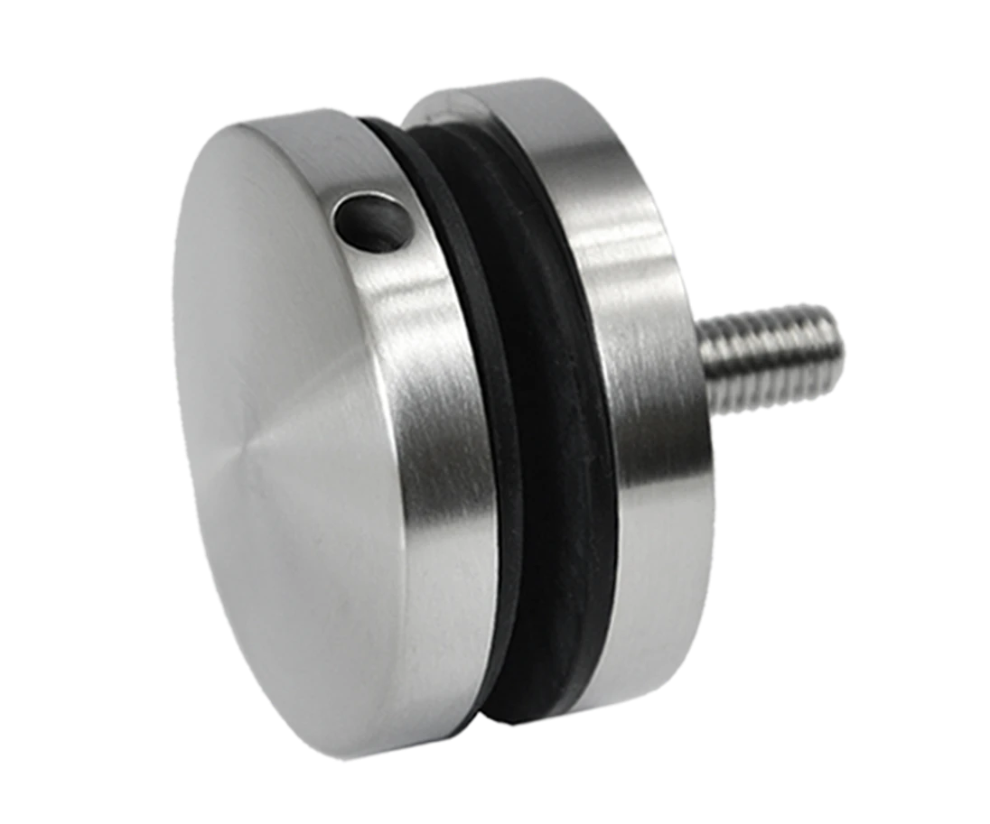 Svorka bodová na sklo 8–16 mm plochá, broušená AISI 304