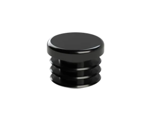 Vnútorná krytka guľatá ø 22 mm, plastová, čierna - slide 1