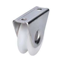 Vodiaca kladka ø 78 mm s nylonovým kolieskom, nerez AISI 304