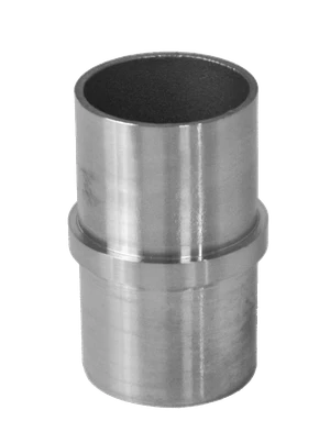 Spojka přímá na trubku ø 42,4 mm, broušená nerez AISI 316 - slide 0