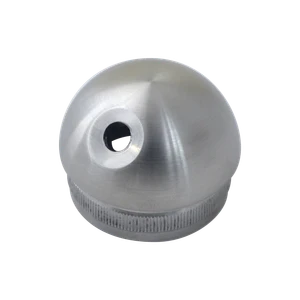 Spodek držáka na trubku ø 42,4 mm, M8, broušená AISI 304 - slide 1