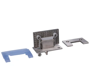 Záves medzi stenu a sklo, sklo 8 - 10 mm, brúsená AISI 304 - slide 3