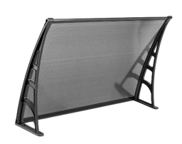 Prístrešok nad vchodové dvere 700 x 1200 mm, čierny