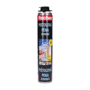 Montážní pěna zimní PUP 750 ml, nízkoexpanzní, výrobce Fischer, pistolová - slide 1