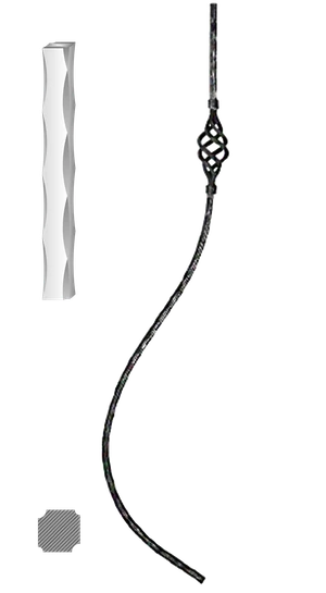 Tyč 12 x 12 mm, 1000 x 160 mm - slide 0