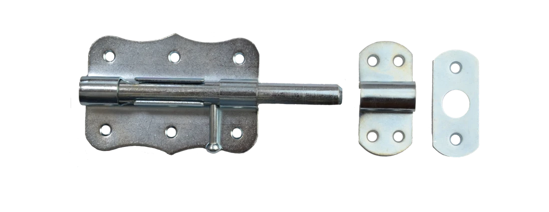 Rígeľ univerzálny L = 100 mm, biely zinok