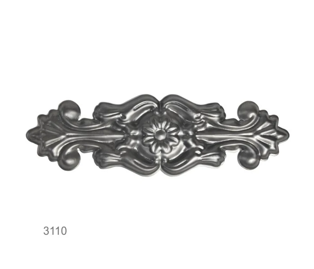 Ornament plechový H 310 x L 98 mm, hr. 1,5 mm