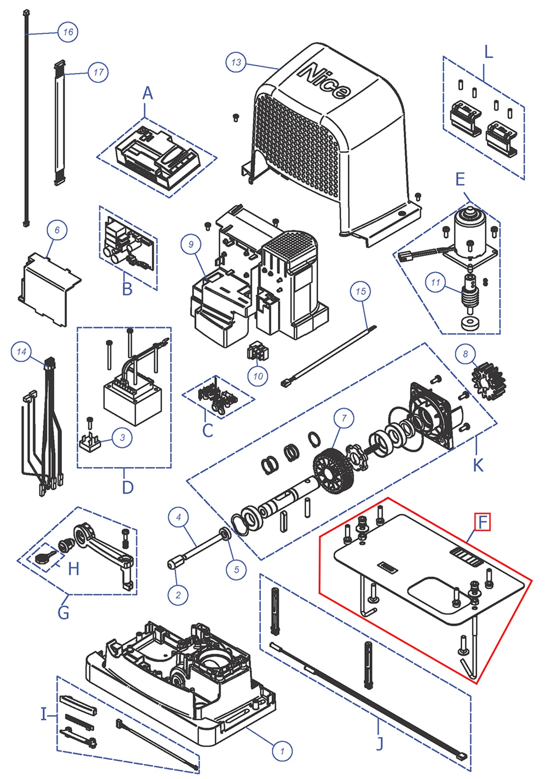 SPRO600A Sada fixačnej platne RO600, RBS