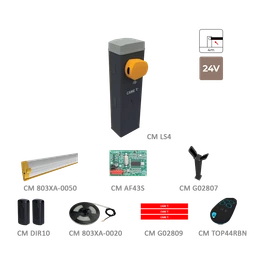 KIT GARD GLS40AGS závora do 4 m, intenzívne používanie, RAL 7024