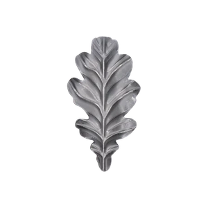 Dubový list 145 x 75 x 2 mm, plech bez povrchovej úpravy - slide 0