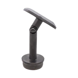 Držiak madla s kĺbom na trubku ø 42,4 mm, PVD - čierna