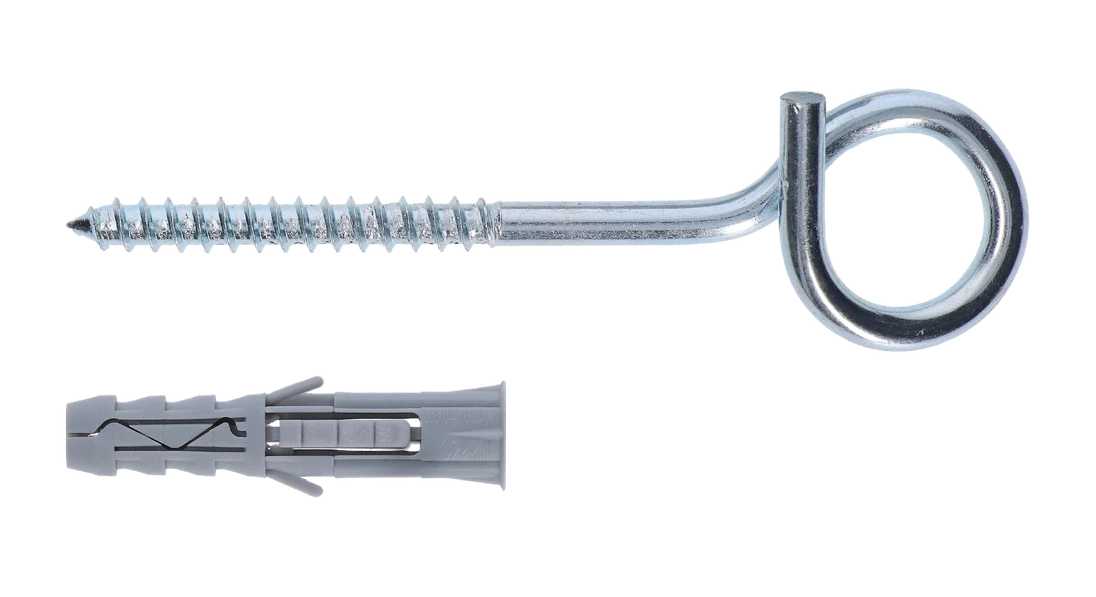 Hmoždinka uni 12 x 60 mm s hákovou skrutkou 8 x 120 mm