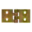 Záves pásový 54 x 25 mm žltý zinok