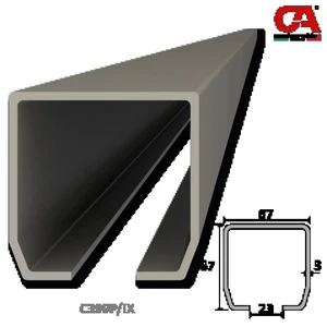 PICCOLO samonos do 200 kg/4,5 m, profil 67 x 67 x 3 mm - slide 5