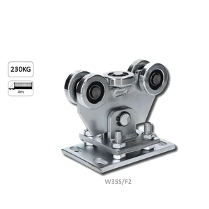 Vozík do 230 kg, nastaviteľný, profil 60 x 60 mm, pozink - slide 1