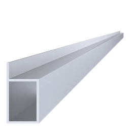 L profil uzavřený 40x55x75x6000mm, bez povrchové úpravy