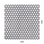 Dierovaný plech Fe t = 1,5 mm, otvor ø 6 mm, rozteč 9 mm