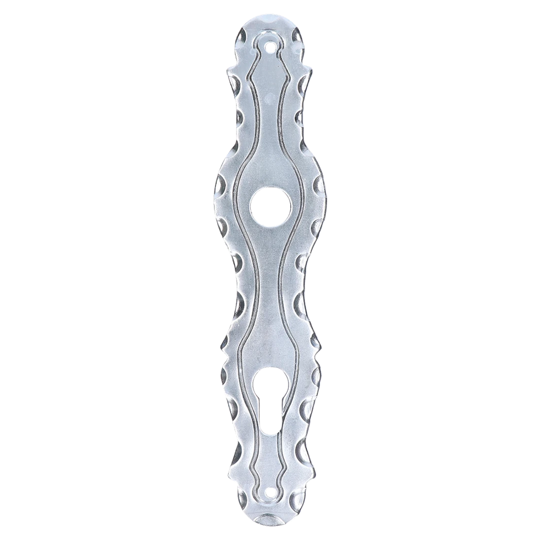 Štít 260 x 57 x 4 mm, rozteč 90 mm, otvor ø 19 mm, pozink
