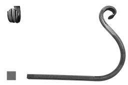 Prvok na kvetináč 200 x 250 mm, hladký, základné rozkutie