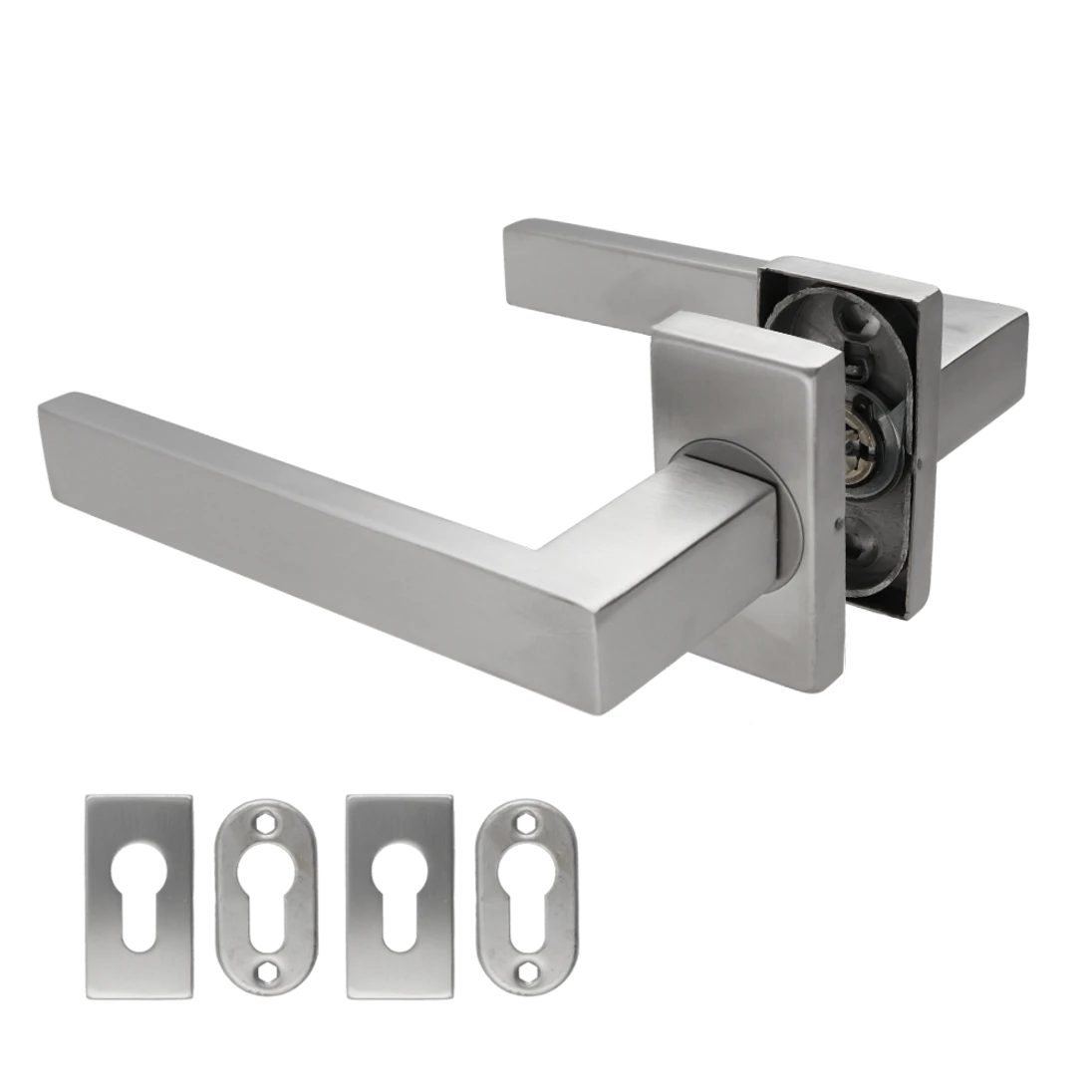 Klika, L-130 mm, broušená nerez AISI304