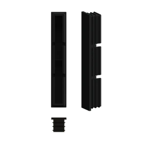 Plastová zátka k hliníkovej lamele 100 x 16 mm, RAL 9005 - slide 0